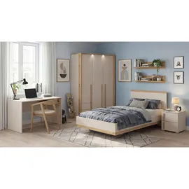 STYLIFE Buchholz Drehtürenschrank 180 x 197 x 54 cm weiß