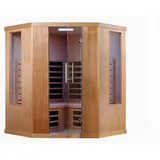 Vitalhome Sunlight 155 Ecke Infrarotkabine mit Hemlockholz