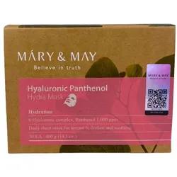 Mary & MAY Hyaluronic Panthenol Hydra Mask 30 St