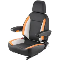 Vevor Universal-Gabelstaplersitz, Traktorsitz mit verstellbarer Rückenlehne, Armlehne, Kopfstütze und