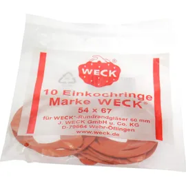 Weck Gummiringe 5,4 x 6,7 cm 10 Stk. (054110)