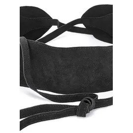 LASCANA Damengürtel Leder schwarz 90