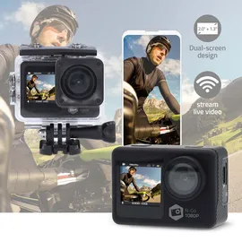 Nedis Action Cam Dual Screen 1080p@30fps Schwarz