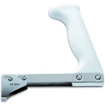 F.Dick F. DICK Rippenzieher (Rostfrei, 14mm Klinge, Kunststoffgriff) 90420000, Weiß
