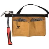ToolVizion QP Nageltasche, 2 Fächer, inkl. Gürtel