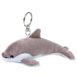 WWF Mimex WWF00306 - WWF Schlüsselring Delphin 10 cm, grau