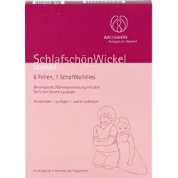 SCHLAFSCHÖN Wickel Lavendel Wachswerk 6 St.