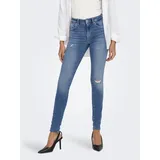 Only Jeans Push Up Power in Blau mit Destroy-Details-XS-L30