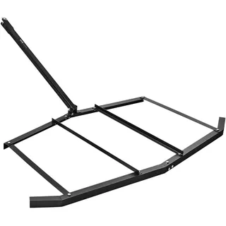 Vevor Schleppegge, 183x198x11 cm Wiesenschleppe, Q235 Stahl-Einfahrtsplaniergerät mit Bolzenkupplung, Rasentraktor für Einfahrten, Geländefahrzeuge, UTVs, Garten- und Rasentraktoren