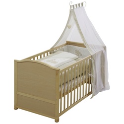 roba Komplettbett, (BxL): 79,2 cm x 152 cm, Holz, natur - braun