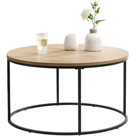 [en.casa] Kuhmoinen Schwarz Metall Ø80 cm