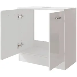Möbel Kraft Waschbeckenunterschrank 60,2 x 62,4 cm Weiß