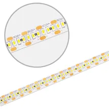 ISOLED LED CRI930 MiniAMP Flexband 12V, 6W, 3000K, 500cm, beidseitig 30cm Kabel mit male-Stecker