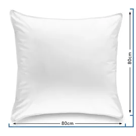 Wometo Premium Kopfkissen 80 x 80 cm Weiß