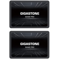 Gigastone Game Pro 256GB 2er-Pack SATA III 2,5" Interne Solid State Drive, Lesegeschwindigkeit bis zu 510 MB/s. 3D NAND 2,5 Zoll SSD-Festplatte