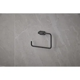 Hansgrohe AddStoris Handtuchring Schwarz 41754670