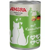 Amora Fleisch Pur Kaninchen 12 x 400 g