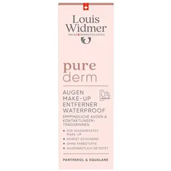 Widmer Purederm Augen Make-up-Entferner Waterproof ohne Parfum