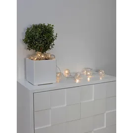 Konstsmide LED Lichterkette Aluminium-Drahtkugeln 2 m Warmweiß
