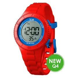 ICE-Watch ICE digit 021276 36 mm Kunststoffgehäuse Rot Silikonarmband Blau S