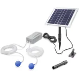esotec Solar Teichbelüfter-Set 6/200 DUO Professional Plus LiFePo4 Akku 101849