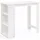 FineBuy Bartisch 120 x 107,5 x 60 cm Weiß