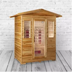PureHaven Infrarotkabine aus kanadischem Hemlock-Holz - versch. Ausführungen