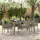 vidaXL Garten Essgruppe 5-tlg. Grau
