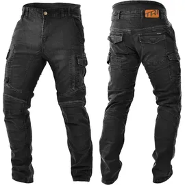 Trilobite Acid Scrambler 2.0 Monolayer Motorrad Jeans, schwarz, 36/32