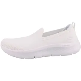 SKECHERS Damen GO Walk Flex Bright Summer Sneaker, White Textile/Trim, 41 EU