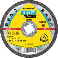 KLINGSPOR A 60 TZ Trennscheiben X-LOCK, 125 x 1