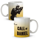 Personalisierte Tasse mit Name/Text.Lustige Tassen. Tasse Gamer. Personalisierte Geschenke für Fans. Keramiktasse. CALL OF YOUR NAME