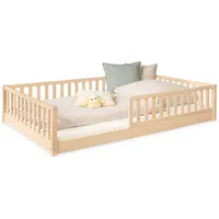 Infanskids Kinderbett Livo 120 x 200 cm Buche massiv beige