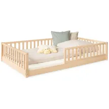 Infanskids Kinderbett Livo 120 x 200 cm Buche massiv beige