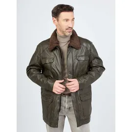 JCC Ledermantel 41607 in oliv | Gr.: 52,