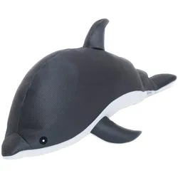 Schwimmhilfe WESTMANN "Pool Buddy Delfin", grau (grau, weiß), B:40cm H:36cm L:102cm, Kunststoff, Schwimmhilfen, BxLxH: 40x102x36 cm