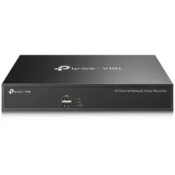 TP-Link VIGI NVR1016H 16 Kanal Netzwerk Video Recorder, 1x bis zu 10TB SATA HDD intern montierbar