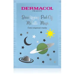 Dermacol Beautifying Peel-Off Metallic Mask Peel-Off-Maske für die Tiefenreinigung 15 ml