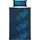 REDBEST Renforcé Kreise Blau 135 x 200 cm + 40 x 80 cm