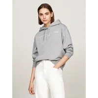 Tommy Hilfiger Kapuzensweatshirt »MDRN REG CORP LOGO HOODIE«, mit gesticktem Logo-Schriftzug Gr. S (36), Medium heather grey) , 45795265-S