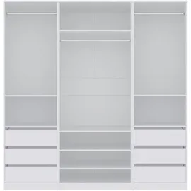 marmex möbel Kleiderschrank TRES SET 200 x 206 x 51 cm Weiß