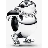 Pandora Skifahrender Pinguin Silber 792988C01
