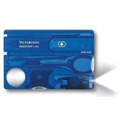 Victorinox 0.7322.T2 SwissCard Lite, transparentes Blau