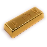 H-Customs Goldbarren aus Metall USB Stick 32 GB Speicher USB 2.0