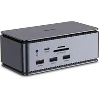 LINDY DST-Pro USB4 integrierter Kartenleser, USB-C® Power Delivery