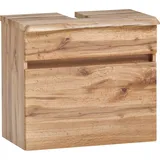 welltime Waschbeckenunterschrank »Lienz«, Schränke Gr. B/H/T: 60cm x 54cm x 35cm, braun wotaneiche,