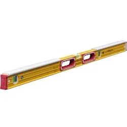 STABILA Wasserwaage Type 196-2 K 122 cm mit schlagfestem Klopfschutz