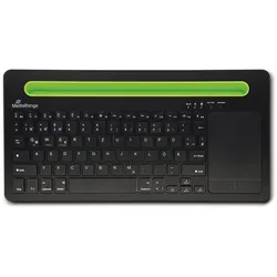 MEDIARANGE Funk-Tastatur MROS131. Multi-pairing, Touchpad, QWERTZ, schwarz