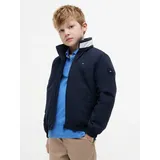 Tommy Hilfiger Blouson Kapuze im Kragen verstaubar, Regular Fit, Kinder bis 16 Jahre blau 152 (12J)