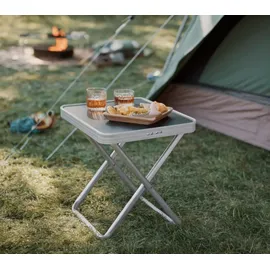 Preiswert & Gut Campinghocker Aluminium Grau